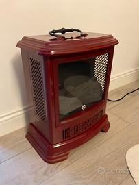 Stufa camino con fiamma