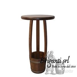 Tavolo da botte aperta alta 95 e 115 cm, diam.50cm