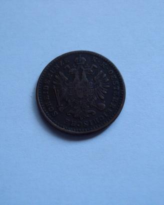 1 kreuzer  1858 spl