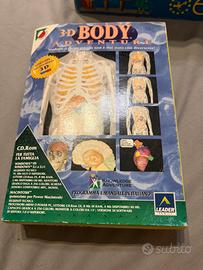 Gioco da tavolo body 3d aventure