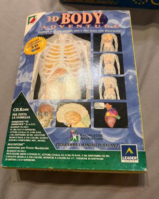 Gioco da tavolo body 3d aventure