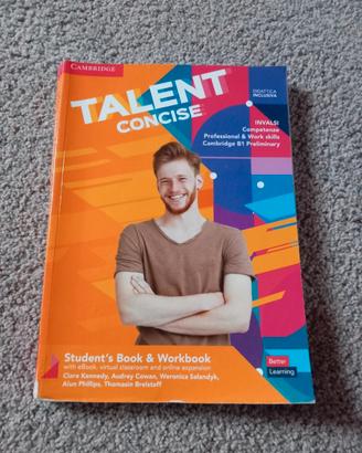 Libro di testo Talent concise di Inglese