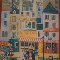 Pittura naif "festa di nozze"