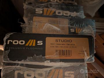 PARQUET LAMINATO AC5 ROVERE NATURALE 8 mm