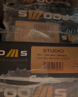 PARQUET LAMINATO AC5 ROVERE NATURALE 8 mm