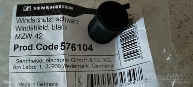 copri microfono antivento marca Sennheiser 
