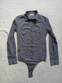 Camicia body donna a righe - Misura S