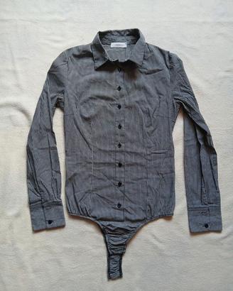 Camicia body donna a righe - Misura S