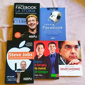 Libri biografici Steve Jobs Zuckerberg Marchionne