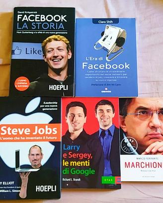 Libri biografici Steve Jobs Zuckerberg Marchionne