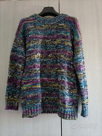 Maglione donna colori mischelati