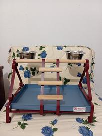 trespolo per uccelli nuovo