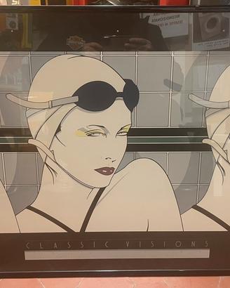 POSTER ARTISTICO PATRICK NAGEL 60X90cm CON CORNICE