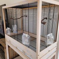 Gabbia per canarini e pappagallini