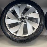 4 Ruote Complete Volkswagen 17" con Gomme