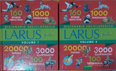 dizionari enciclopedici larus junior volumi 1 e 2