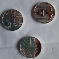 3 monete Argento Giubileo A.D. Iubilaeum