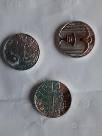 3 monete Argento Giubileo A.D. Iubilaeum