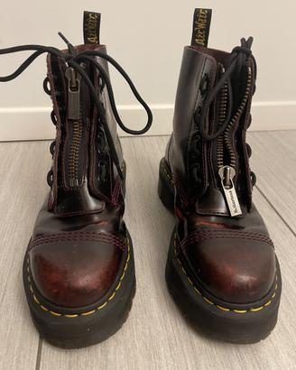 STIVALE SINCLAIR DR MARTENS CHERRY RED
