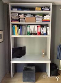 Scrivania / Libreria Poliform.
