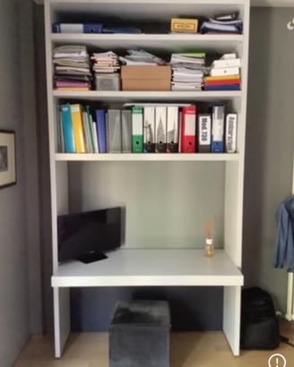 Scrivania / Libreria Poliform.