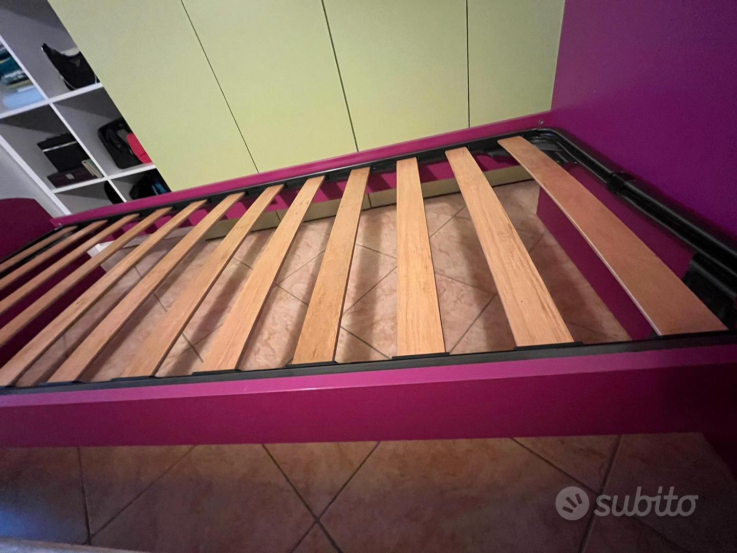 Letto singolo 80x190 + rete doghe in legno - Arredamento e Casalinghi In  vendita a Trento