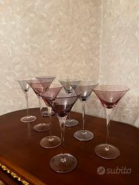 Set coppe / bicchieri da cocktail vintage