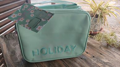 Borsa beauty case da viaggio. Nuovo cartellino