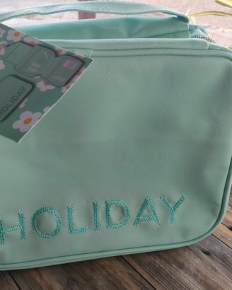 Borsa beauty case da viaggio. Nuovo cartellino