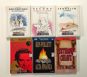 Audiolibri in italiano Lotto 6 Audio Cassette