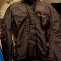 giacca moto in cordura 