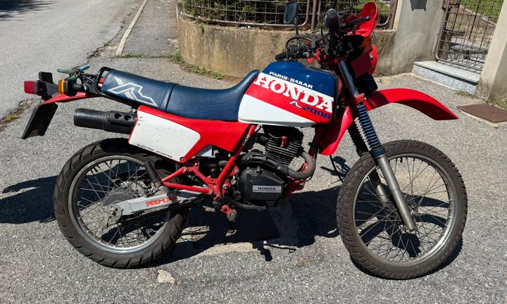 Honda xl200 paris dakar