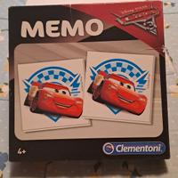 Gioco memory con tessere di Cars