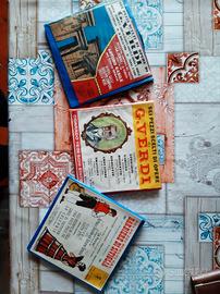 n.3 album con 9dischi 33 giri, verdi e rossini