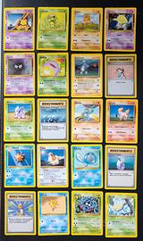 Carte Pokemon Set Base Comuni - 80 cent/cad