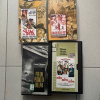 4 VhS collezione Sergio Leone