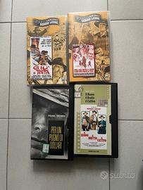 4 VhS collezione Sergio Leone