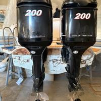 coppia Fuoribordo Mercury optimax 200 cv XL