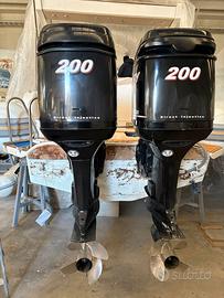 coppia Fuoribordo Mercury optimax 200 cv XL