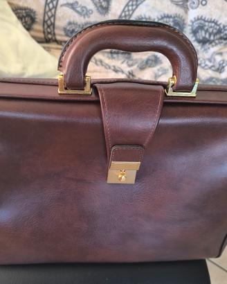 borsa dottore medico vera pelle