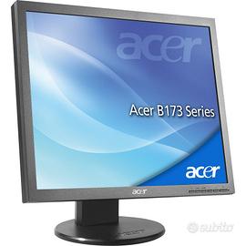 Acer B173 17" HD 4:3 anti riflesso, DVI+VGA, audio