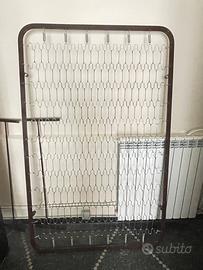 Ikea letto in metallo con struttura rete 122 x 190