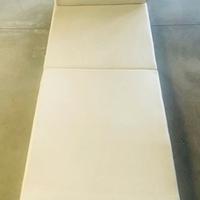 CUSCINO MATERASSO LETTINO PELLE VERA usato BUONO