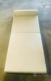 CUSCINO MATERASSO LETTINO PELLE VERA usato BUONO