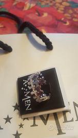 Anello da 2 Anelli croci Amen doppio