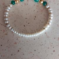 Bracciale oro e perle