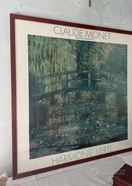 Stampa von cornice Lo stagno delle ninfee di Monet