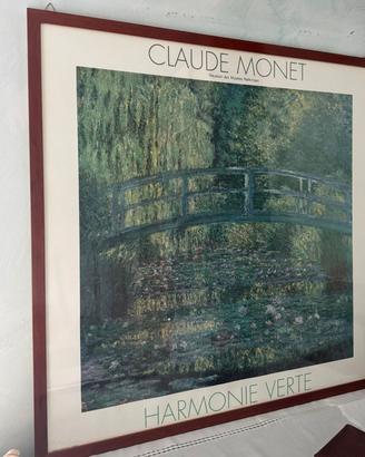Stampa von cornice Lo stagno delle ninfee di Monet