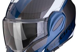 Casco modulare Scorpion EXO-TECH EVO team blu