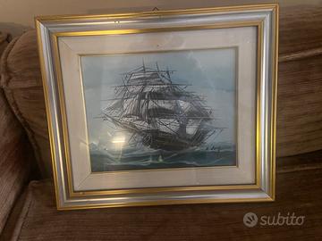 Quadro su tela a olio